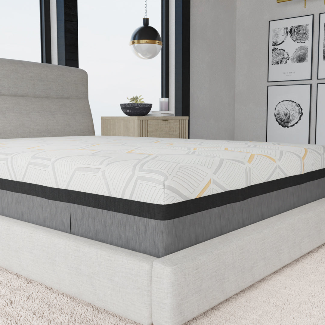 14" zzZen Hybrid Copper Gel Infused Premium Memory Foam Mattress - Medium Plush