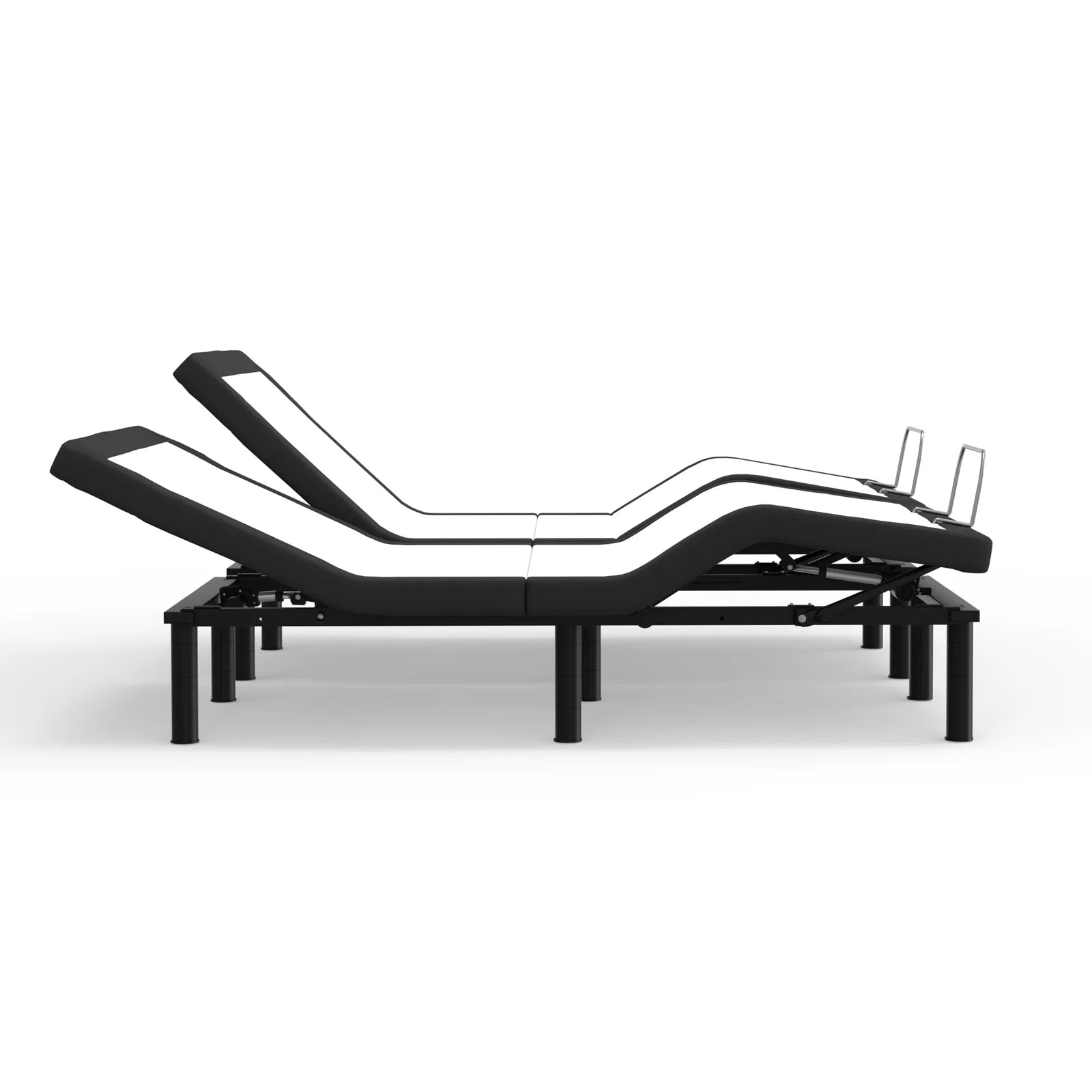 ZZZEN E4/Z4 SPLIT TOP FLEX HEAD ZERO CLEARANCE ADJUSTABLE BED FRAME WITH MASSAGE, NIGHTLIGHT, USB. Fits on storage or platform beds.
