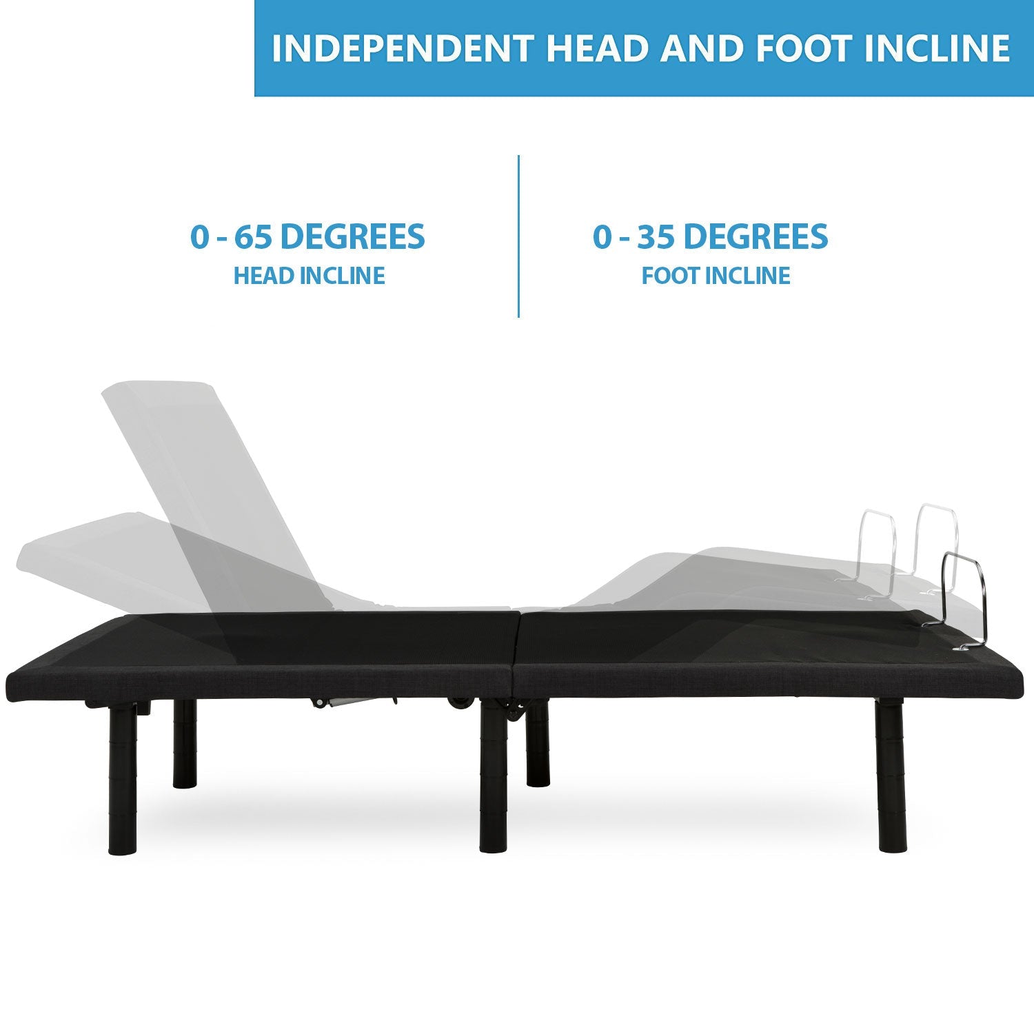 OPEN BOX e6 Premium Wall Hugger Adjustable Frame With Alexa Voice Command and Wireless Remote