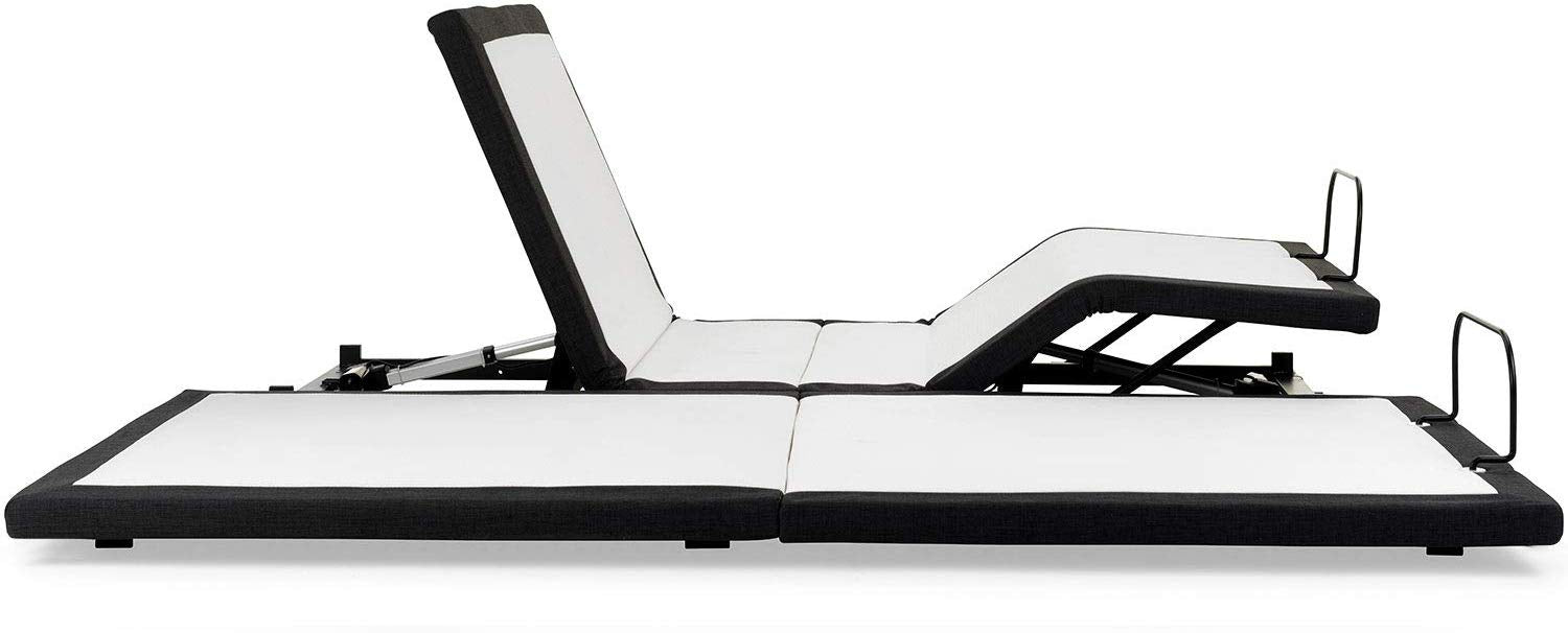 ZZZEN E4/Z4 ZERO CLEARANCE ADJUSTABLE BED FRAME WITH MASSAGE, NIGHTLIGHT, USB, FITS STORAGE BEDS OR RVS