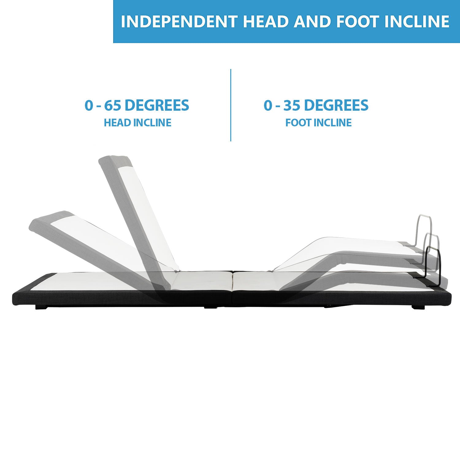 Open Box Return - Z4/E4 Zero Clearance Adjustable Bed Frame - Designed for Storage Beds or standard beds