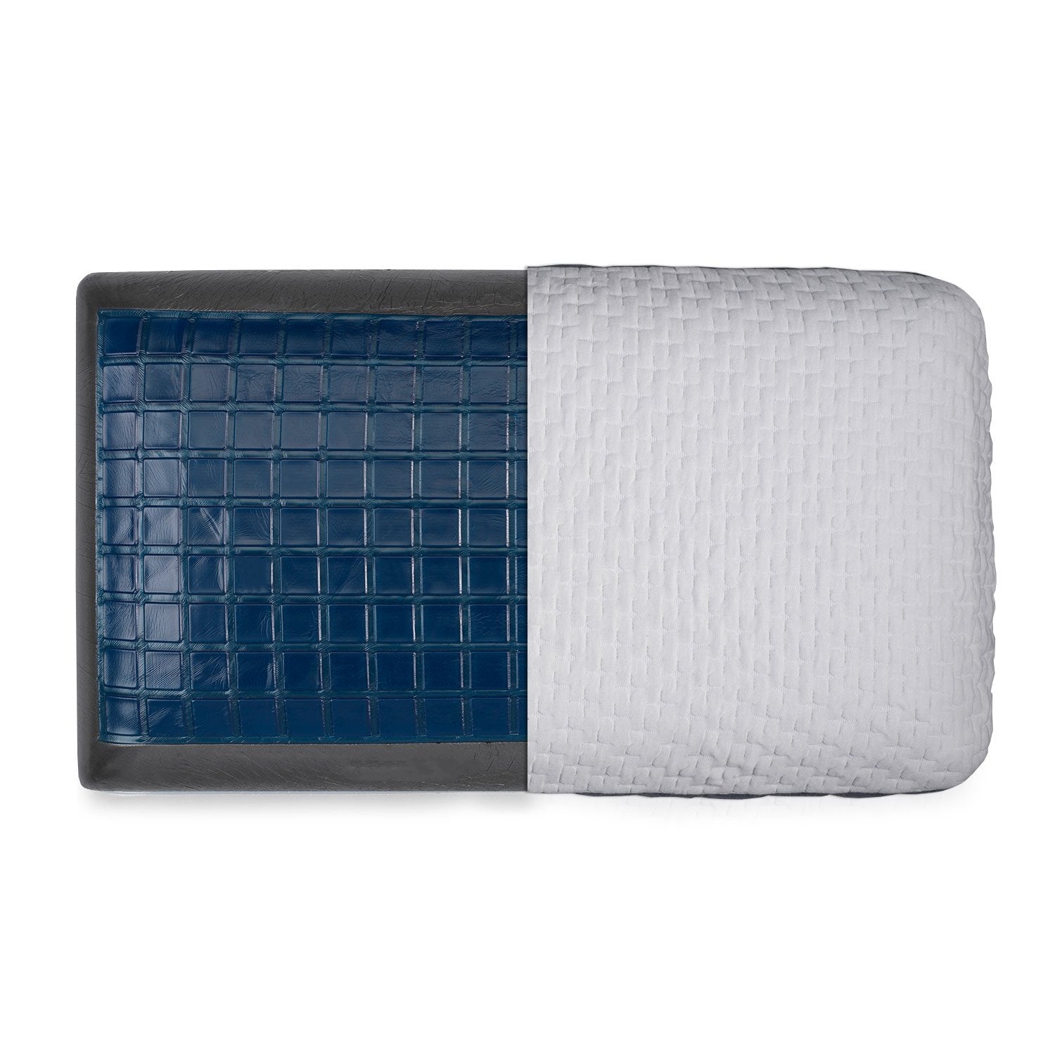 Bamboo Charcoal and Gel Memory Foam Pillow - Washable Cover - zzZensleep