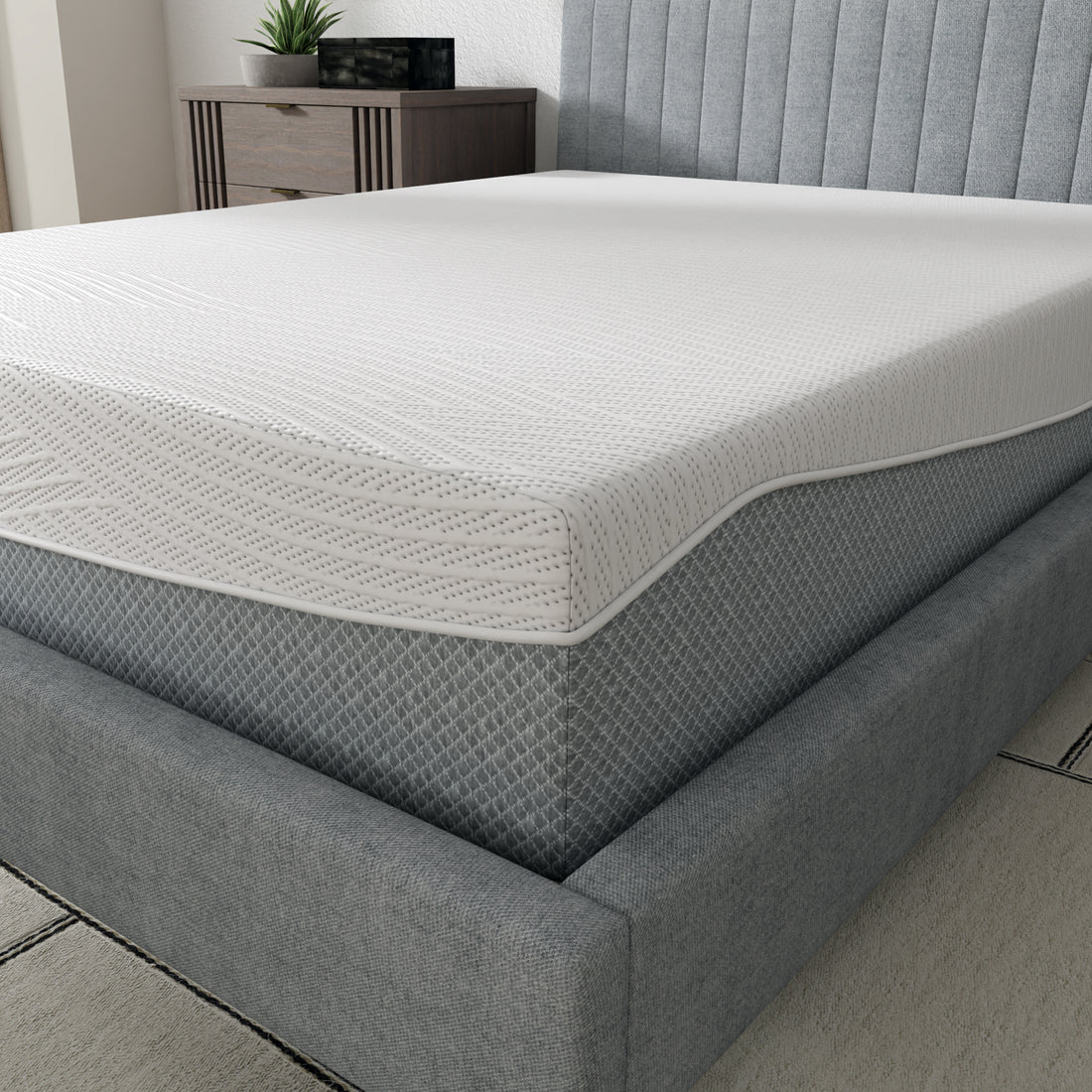 12” EcoCore Hybrid Deluxe - Medium Plush