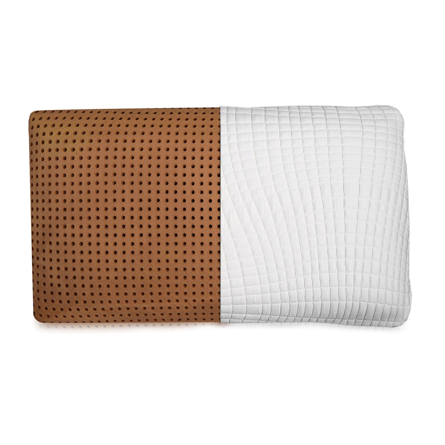 Ventilated Copper Memory Foam Pillow - Washable Cover - zzZensleep